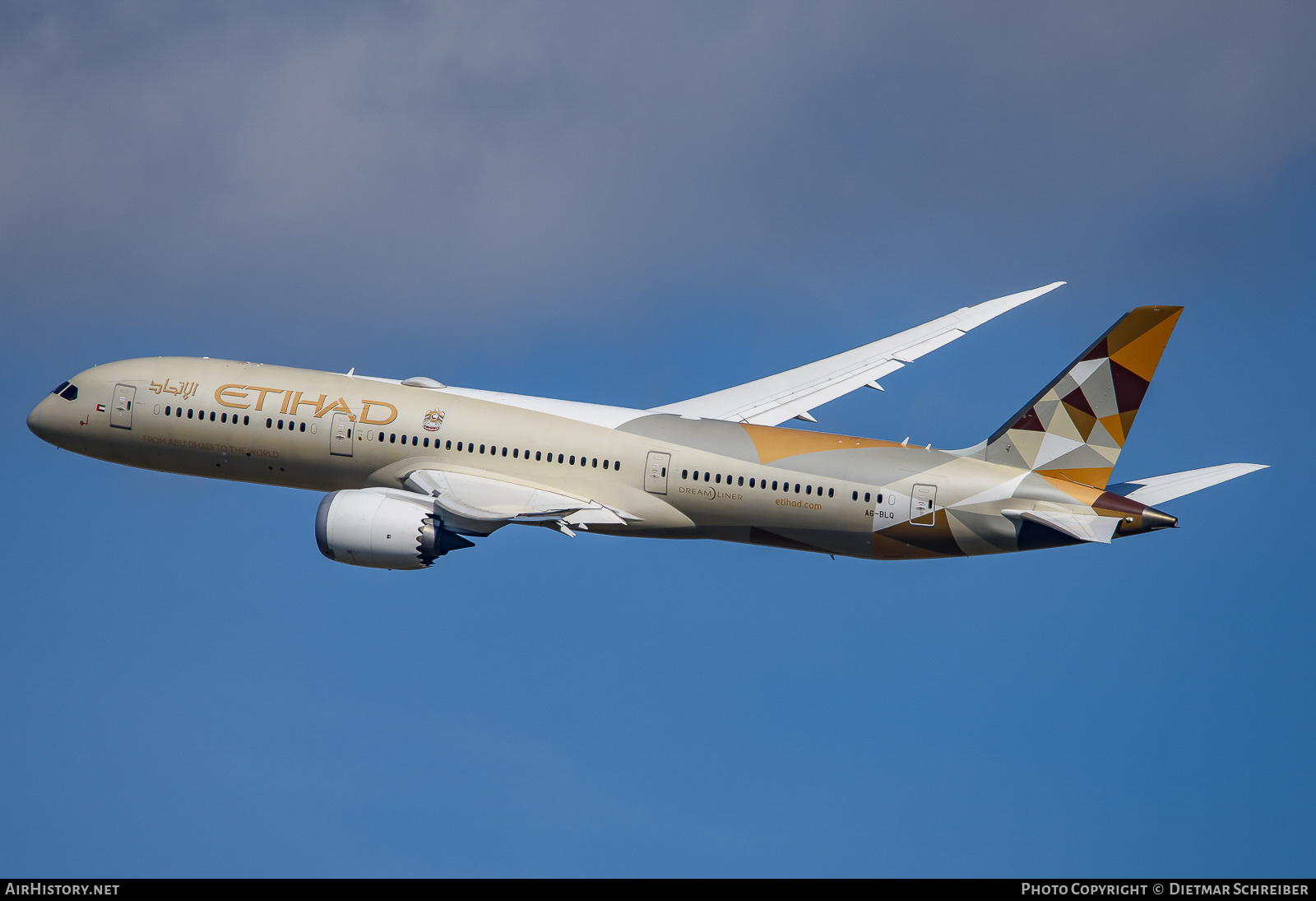 Aircraft Photo of A6-BLQ | Boeing 787-9 Dreamliner | Etihad Airways | AirHistory.net #654164