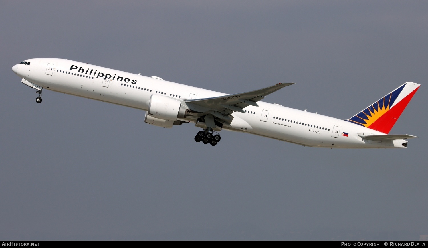 Aircraft Photo of RP-C7772 | Boeing 777-3F6/ER | Philippine Airlines | AirHistory.net #654173