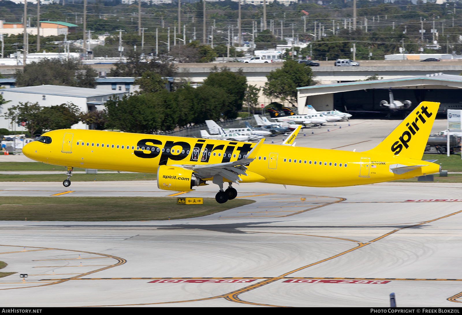 Aircraft Photo of N709NK | Airbus A321-271NX | Spirit Airlines | AirHistory.net #654188