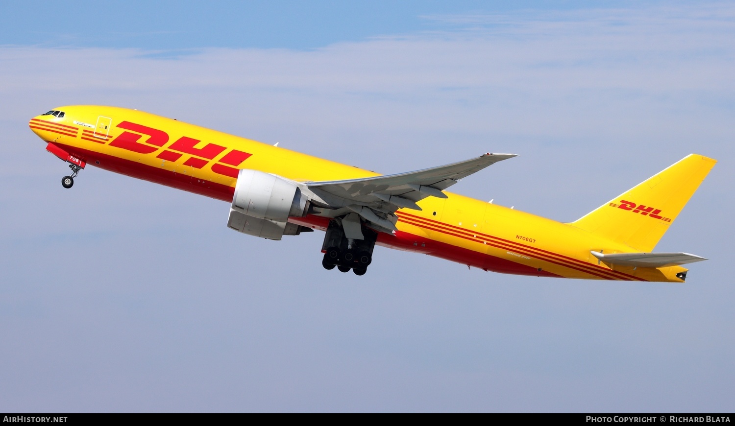 Aircraft Photo of N706GT | Boeing 777-F | DHL International | AirHistory.net #654191