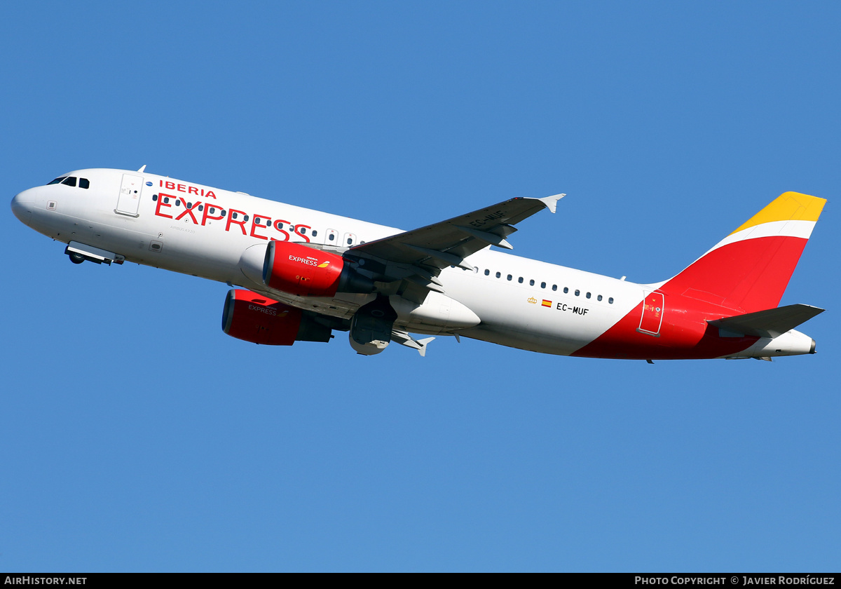 Aircraft Photo of EC-MUF | Airbus A320-214 | Iberia Express | AirHistory.net #654201