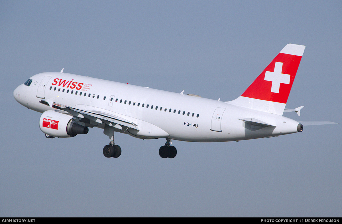 Aircraft Photo of HB-IPU | Airbus A319-112 | Swiss International Air Lines | AirHistory.net #654208