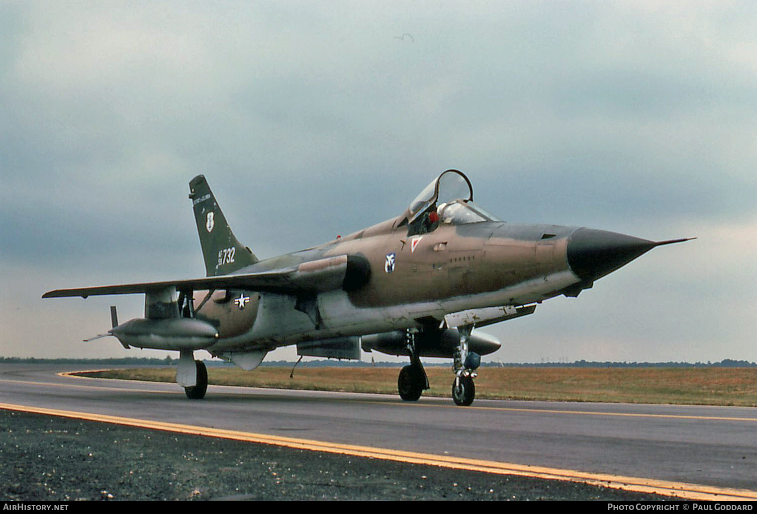 Aircraft Photo of 59-1732 / 59-732 | Republic F-105D Thunderchief | USA - Air Force | AirHistory.net #654213
