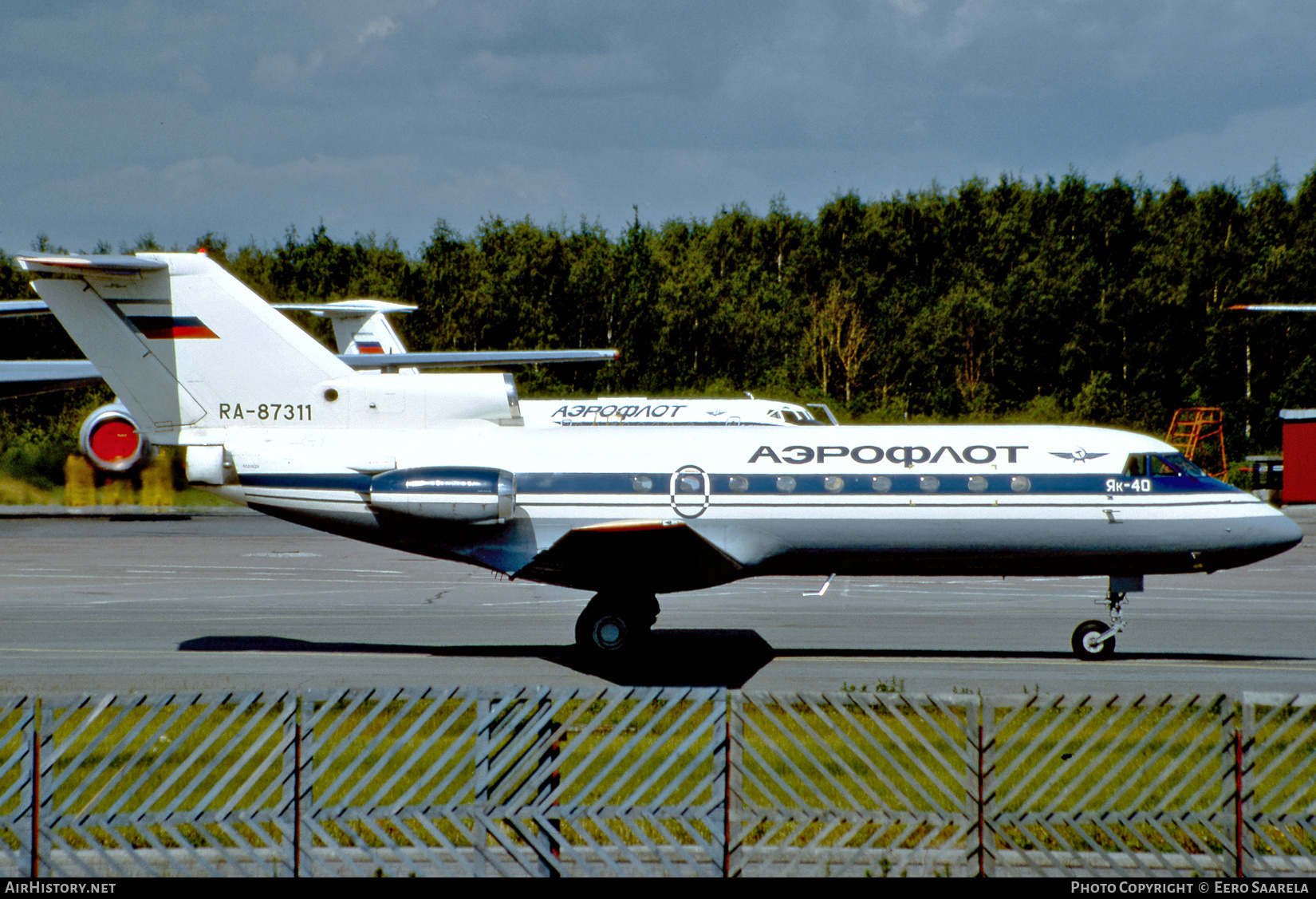 Aircraft Photo of RA-87311 | Yakovlev Yak-40 | Aeroflot | AirHistory.net #654217