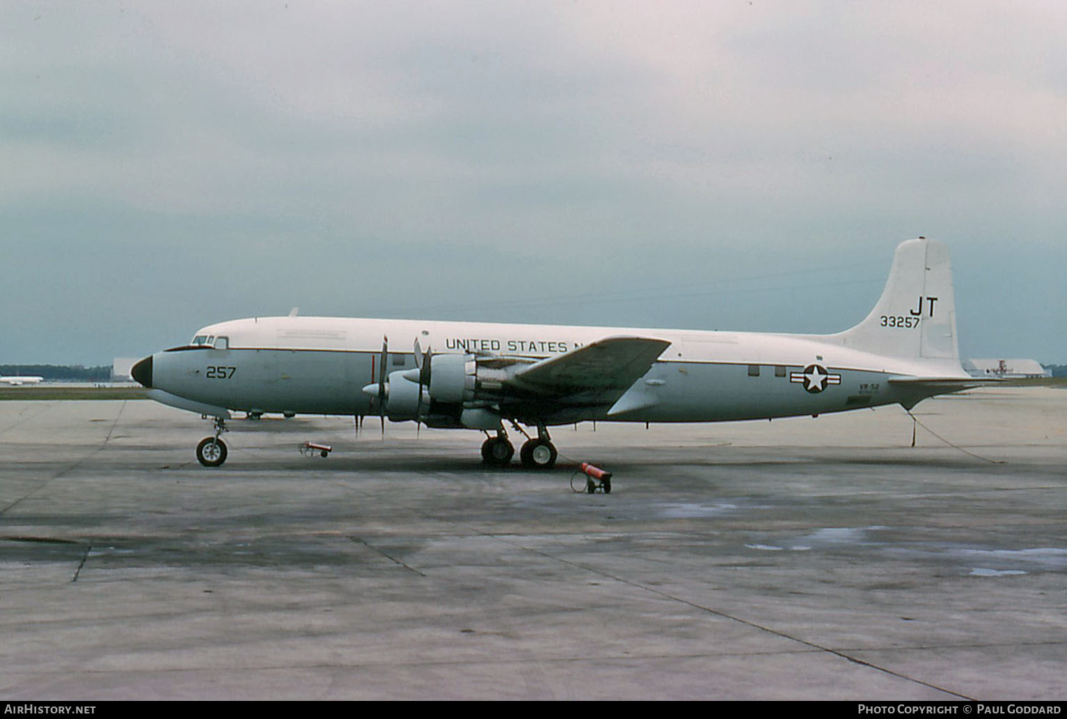 Aircraft Photo of 53-3257 / 33257 | Douglas C-118A Liftmaster (DC-6A) | USA - Navy | AirHistory.net #654281