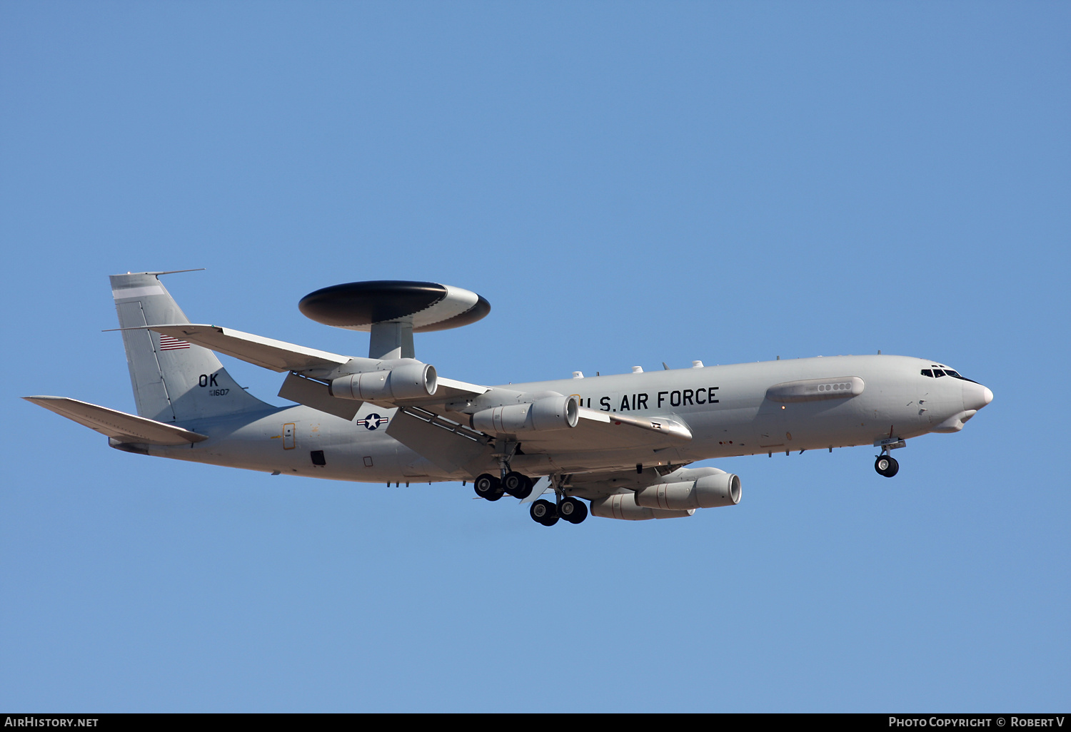 Aircraft Photo of 76-1607 | Boeing E-3B Sentry | USA - Air Force | AirHistory.net #654315
