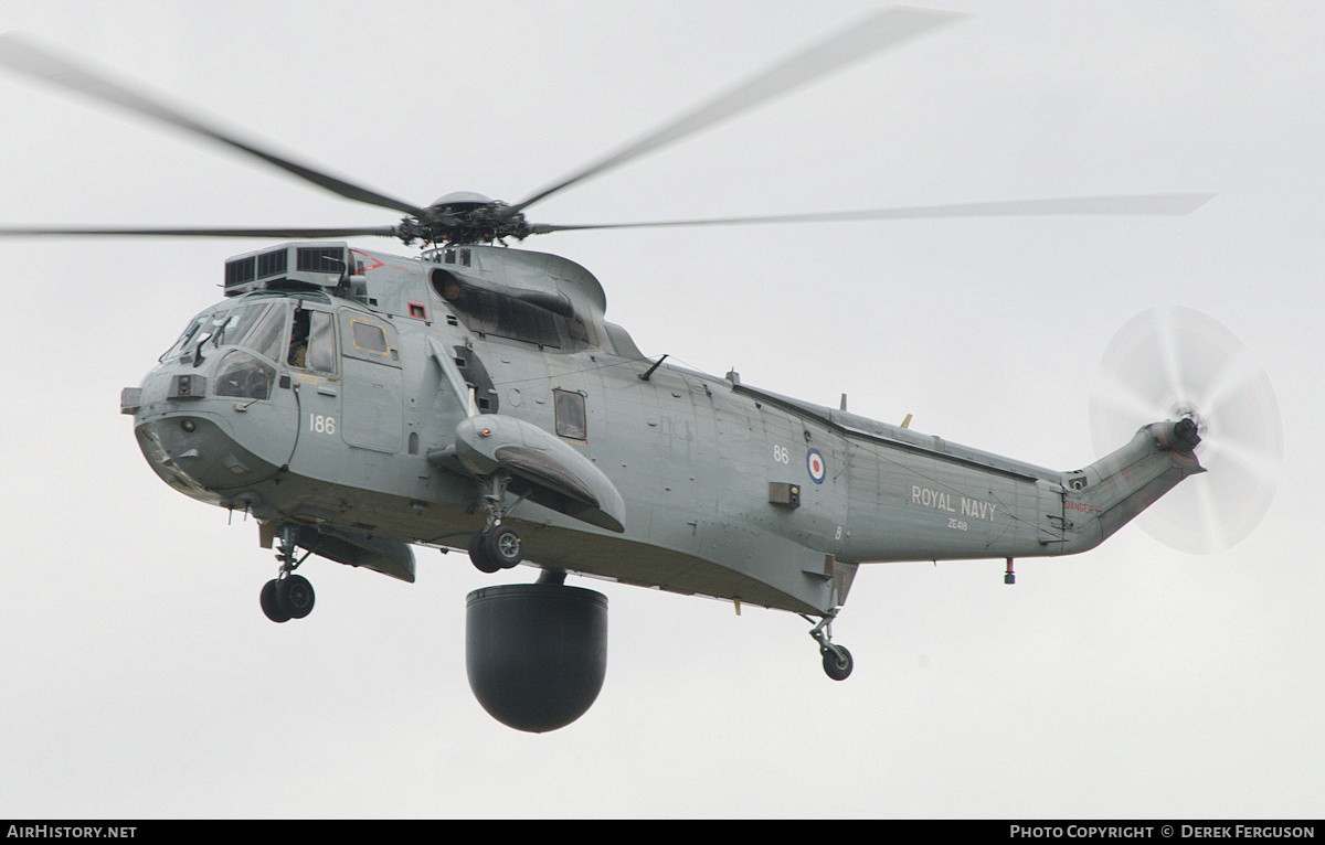 Aircraft Photo of ZE418 | Westland WS-61 Sea King ASaC7 | UK - Navy | AirHistory.net #654325