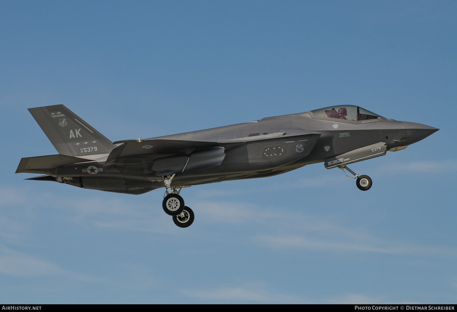 Aircraft Photo of 18-5379 | Lockheed Martin F-35A Lightning II | USA - Air Force | AirHistory.net #654330