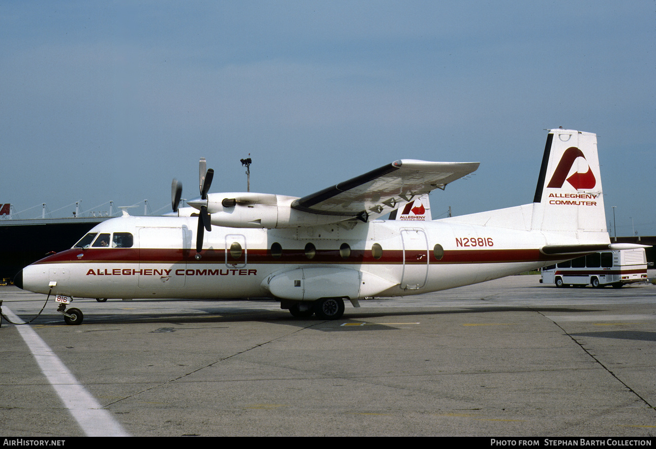 Aircraft Photo of N29816 | Aerospatiale N-262A | Allegheny Commuter | AirHistory.net #654338