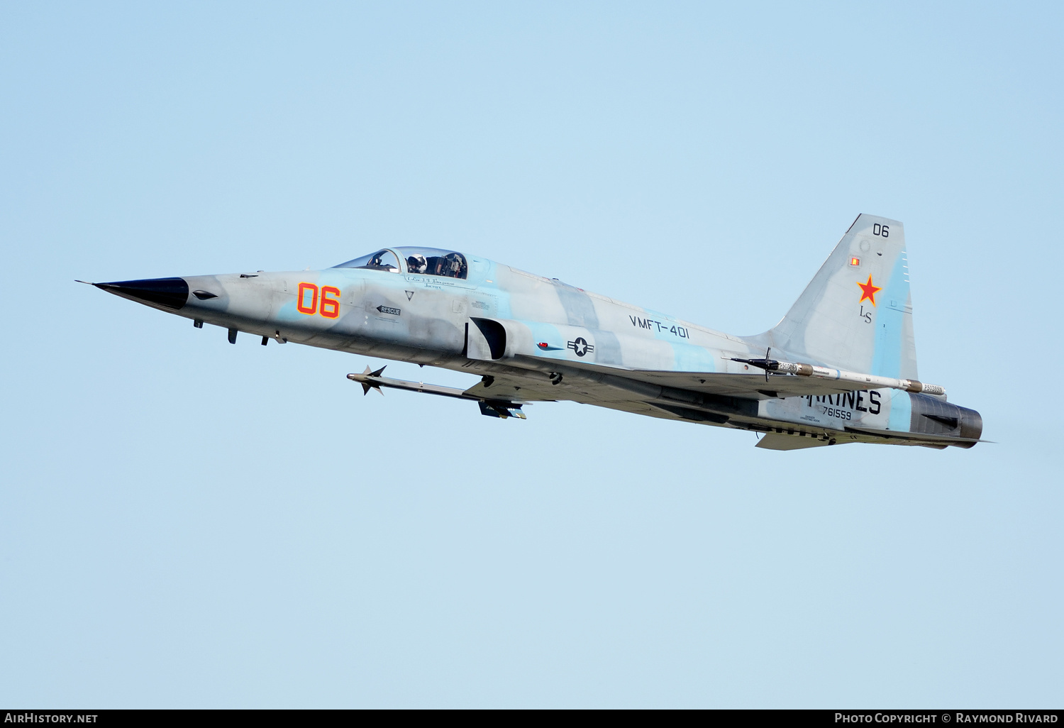 Aircraft Photo of 761559 | Northrop F-5N Tiger II | USA - Marines | AirHistory.net #654339