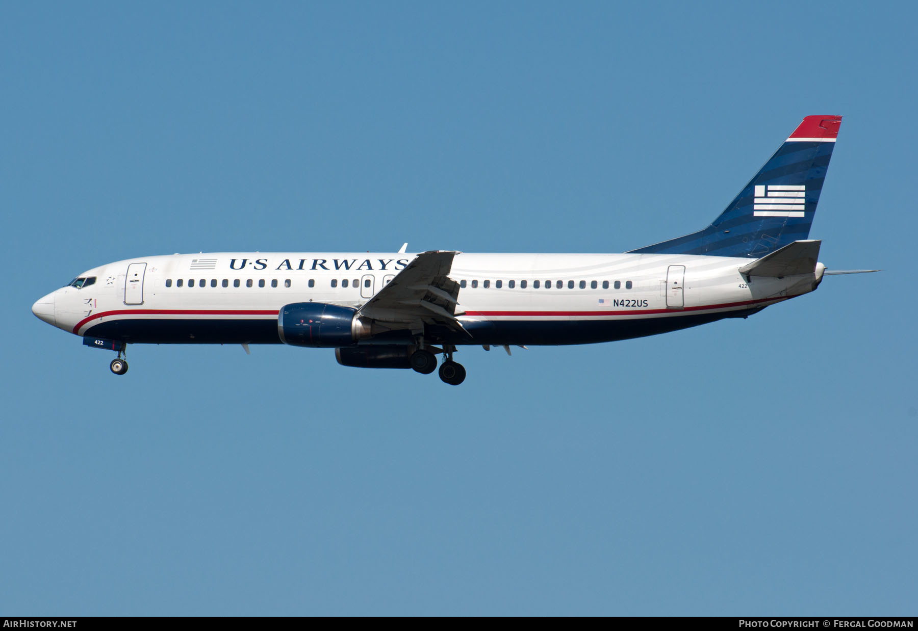 Aircraft Photo of N422US | Boeing 737-401 | US Airways | AirHistory.net #654343