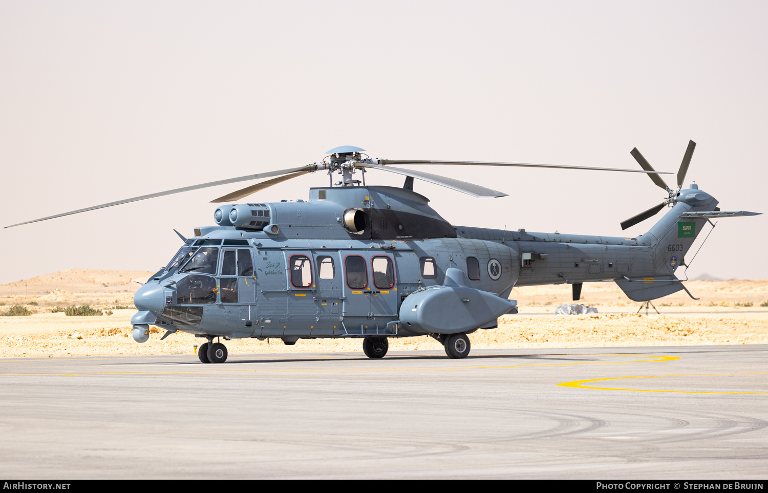 Aircraft Photo of 6603 | Airbus Helicopters H-215 | Saudi Arabia - Air Force | AirHistory.net #654353