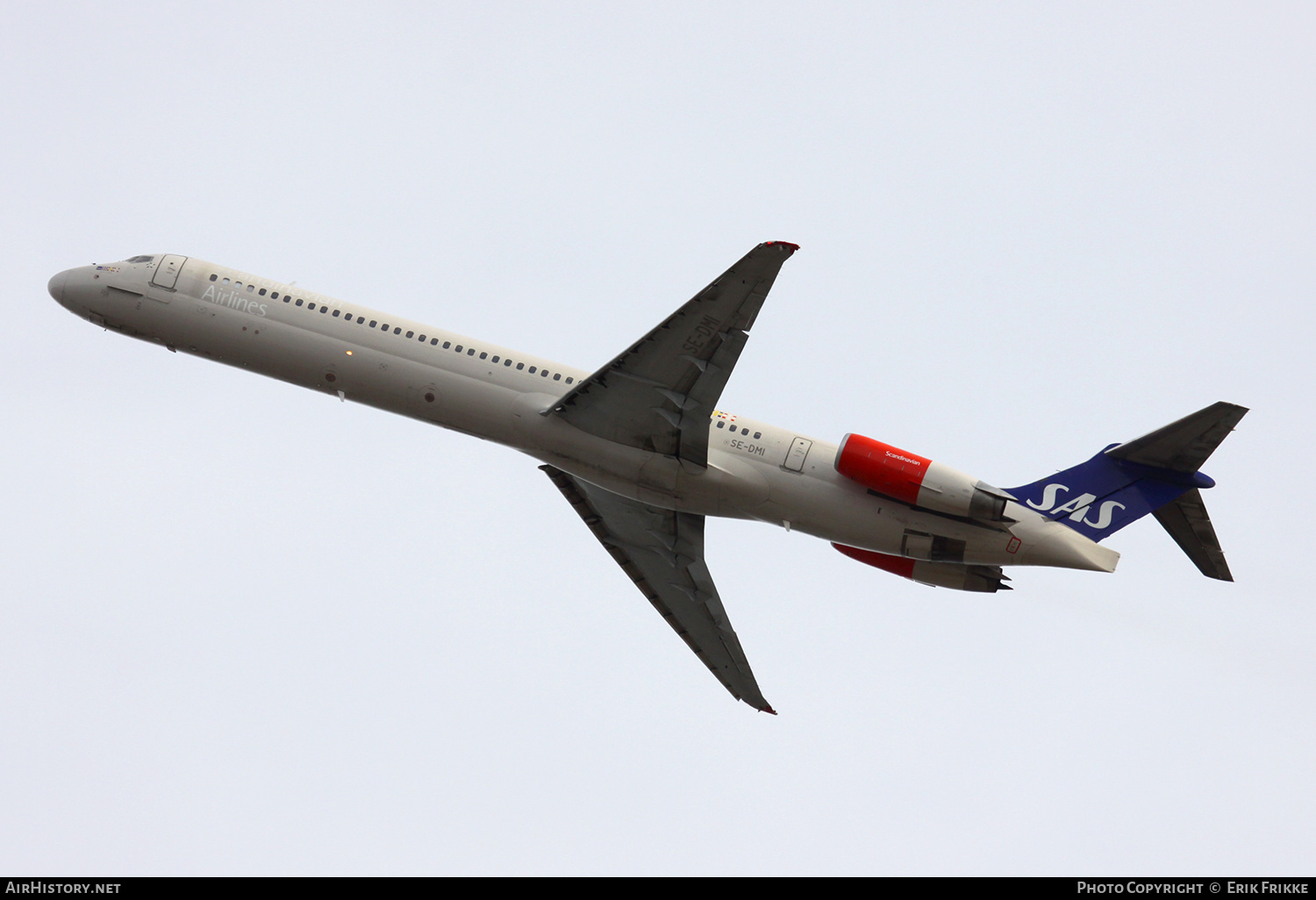 Aircraft Photo of SE-DMI | McDonnell Douglas MD-82 (DC-9-82) | Scandinavian Airlines - SAS | AirHistory.net #654358