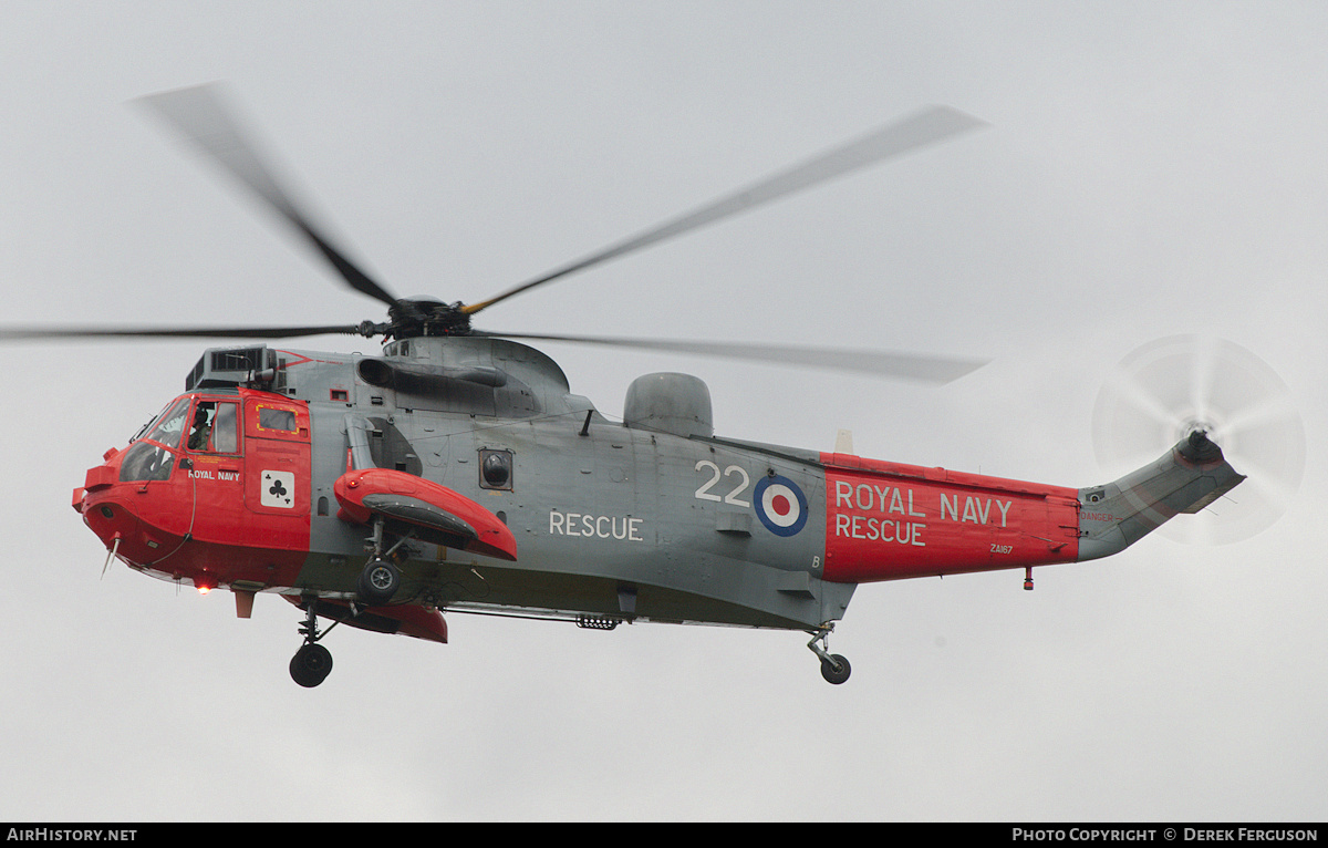 Aircraft Photo of ZA167 | Westland WS-61 Sea King HU5 | UK - Navy | AirHistory.net #654366