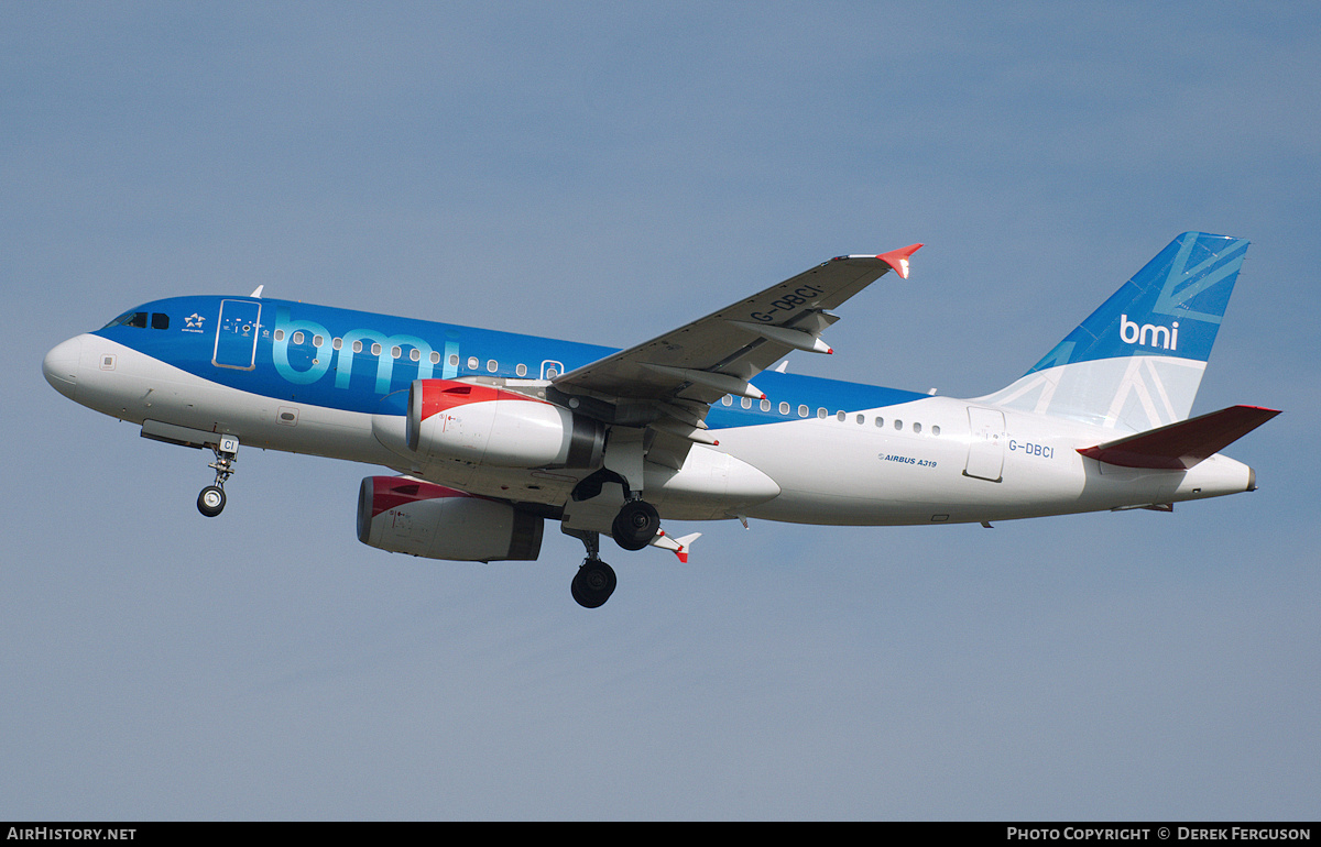 Aircraft Photo of G-DBCI | Airbus A319-132 | BMI - British Midland International | AirHistory.net #654373