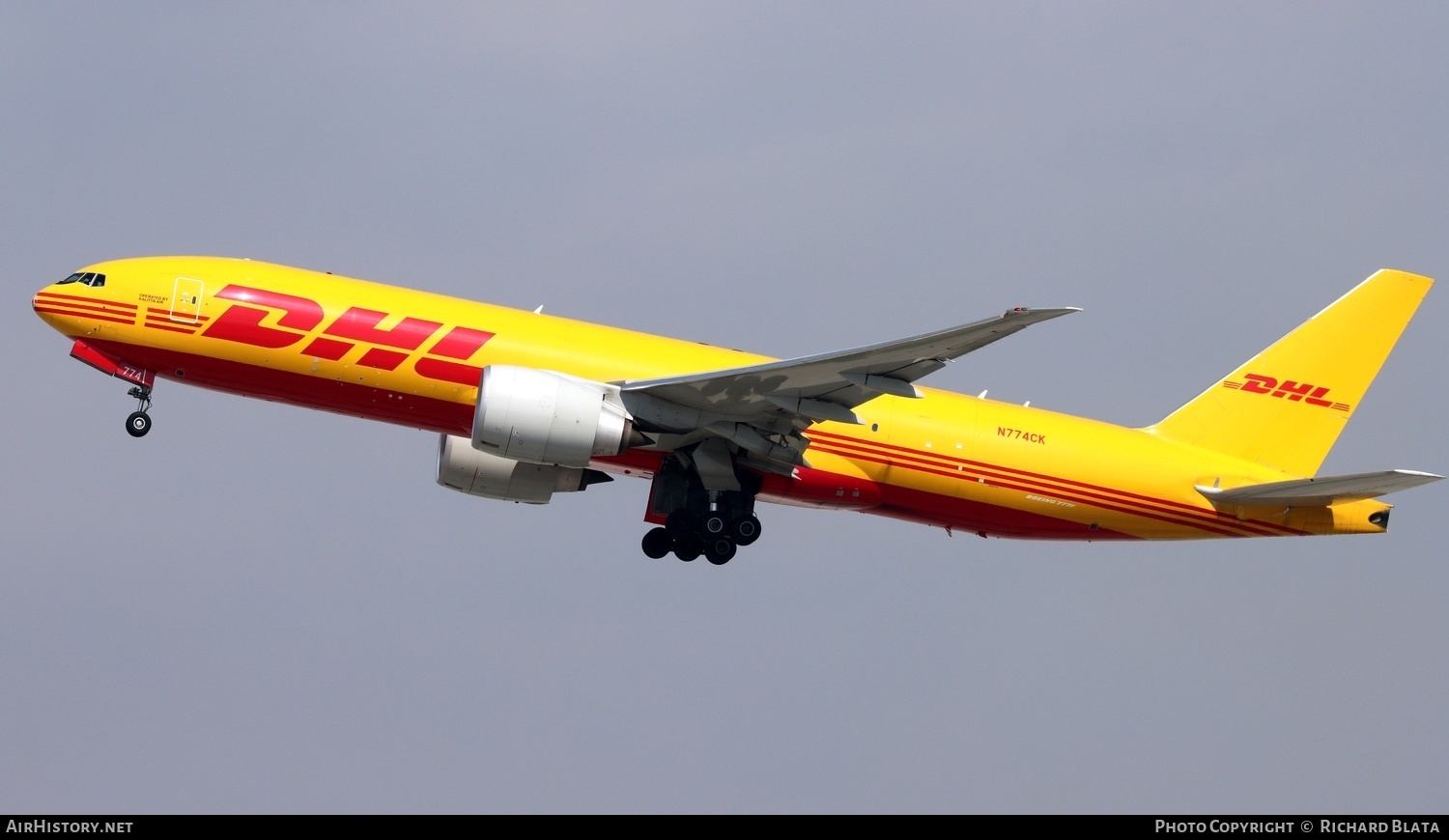 Aircraft Photo of N774CK | Boeing 777-F | DHL International | AirHistory.net #654378