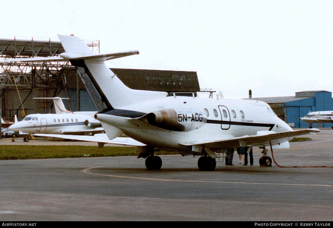 Aircraft Photo of 5N-AOG | Hawker Siddeley HS-125-3B/RA | OGI Charter | AirHistory.net #654384