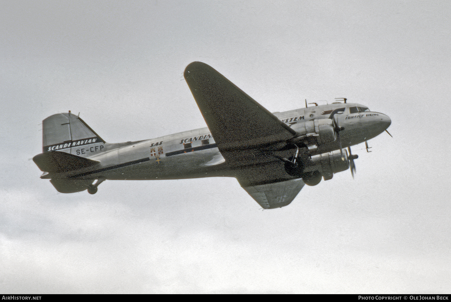 Aircraft Photo of SE-CFP | Douglas C-47A Skytrain | Flygande Veteraner | Scandinavian Airlines System - SAS | AirHistory.net #654393