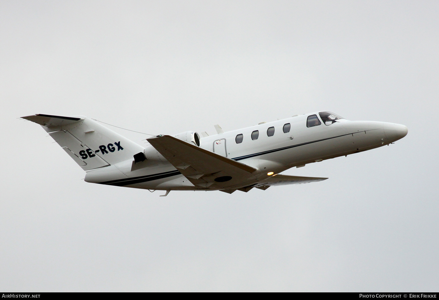 Aircraft Photo of SE-RGX | Cessna 525 CitationJet CJ1 | AirHistory.net #654401