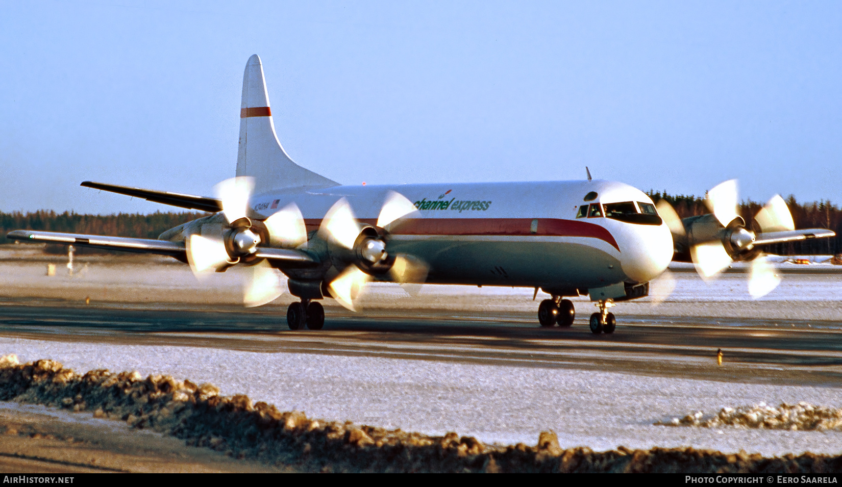 Aircraft Photo of N341HA | Lockheed L-188A(PF) Electra | Channel Express | AirHistory.net #654446