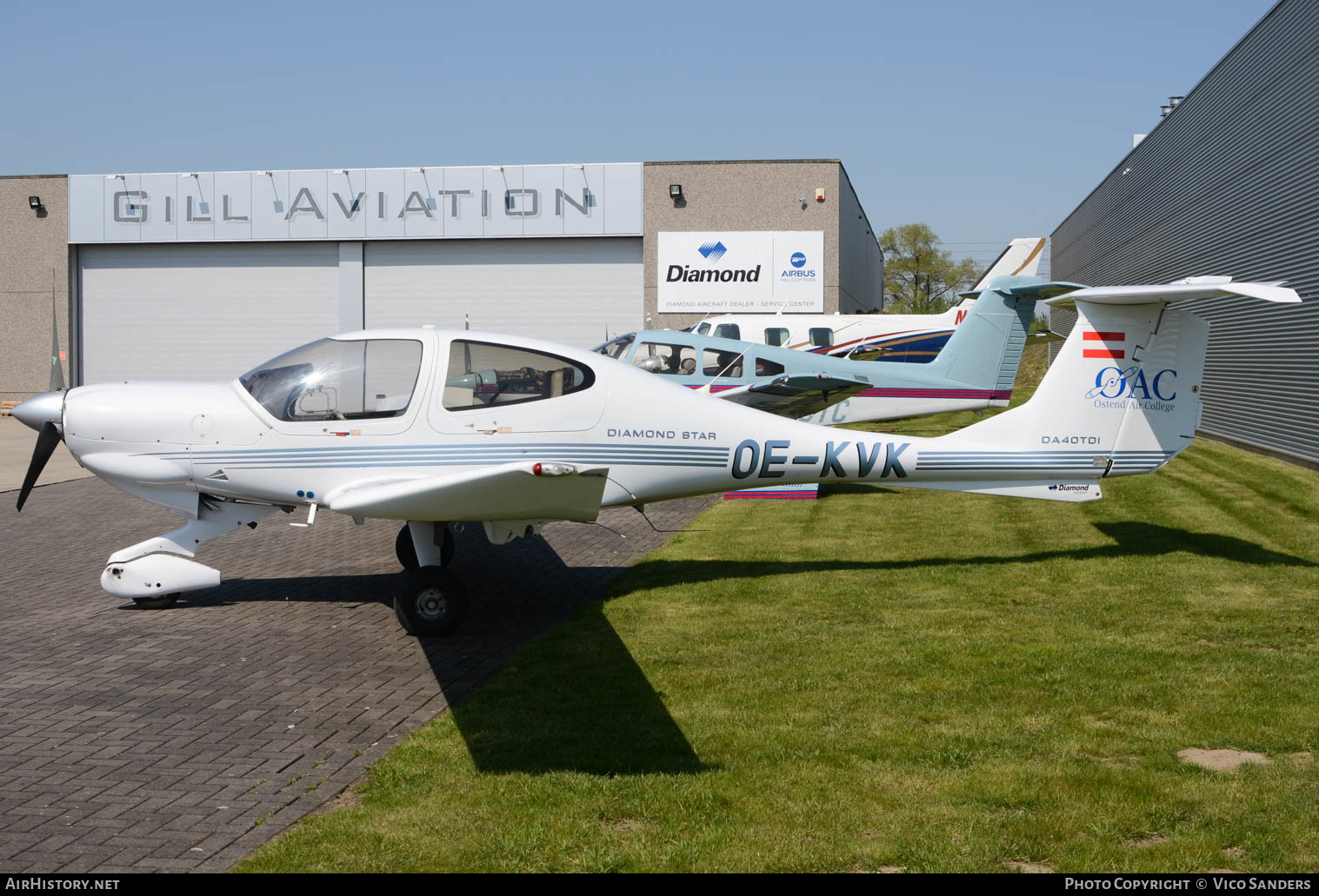 Aircraft Photo of OE-KVK | Diamond DA40D Diamond Star TDI | Ostend Air College - OAC | AirHistory.net #654450