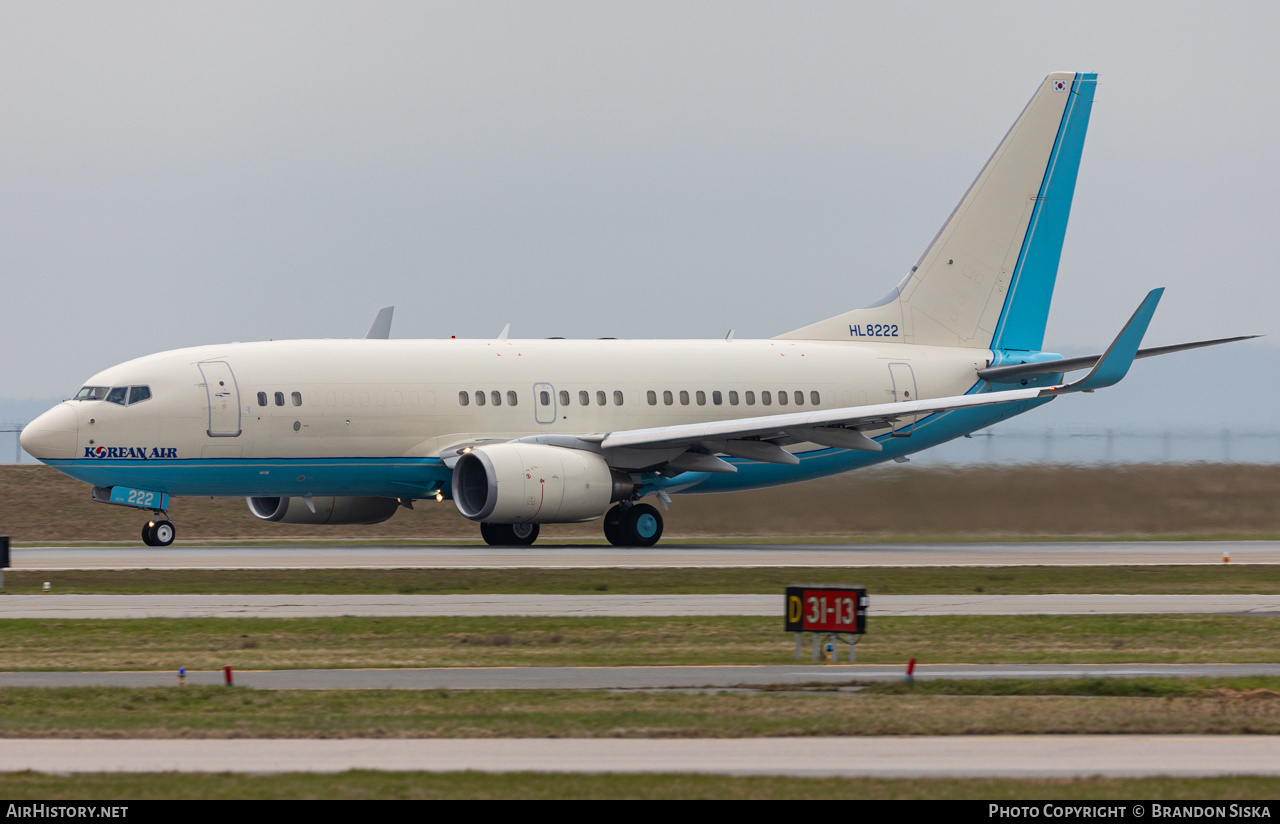 Aircraft Photo of HL8222 | Boeing 737-7B5 BBJ | Korean Air | AirHistory.net #654484