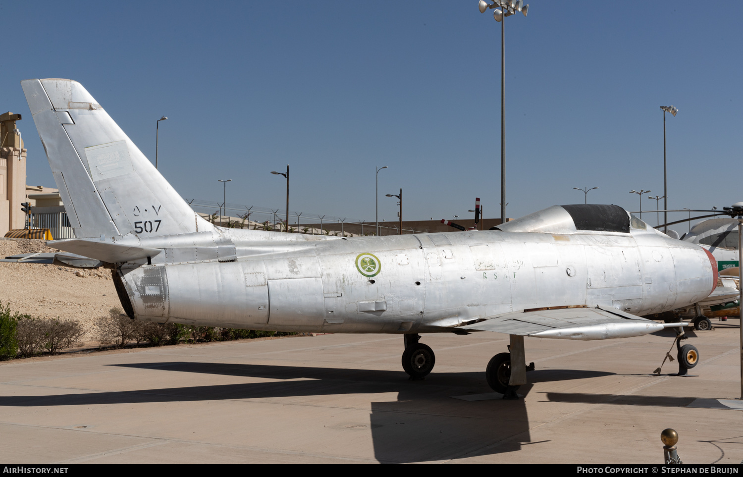 Aircraft Photo of 507 / ٥٠٧ | North American F-86F Sabre | Saudi Arabia - Air Force | AirHistory.net #654493