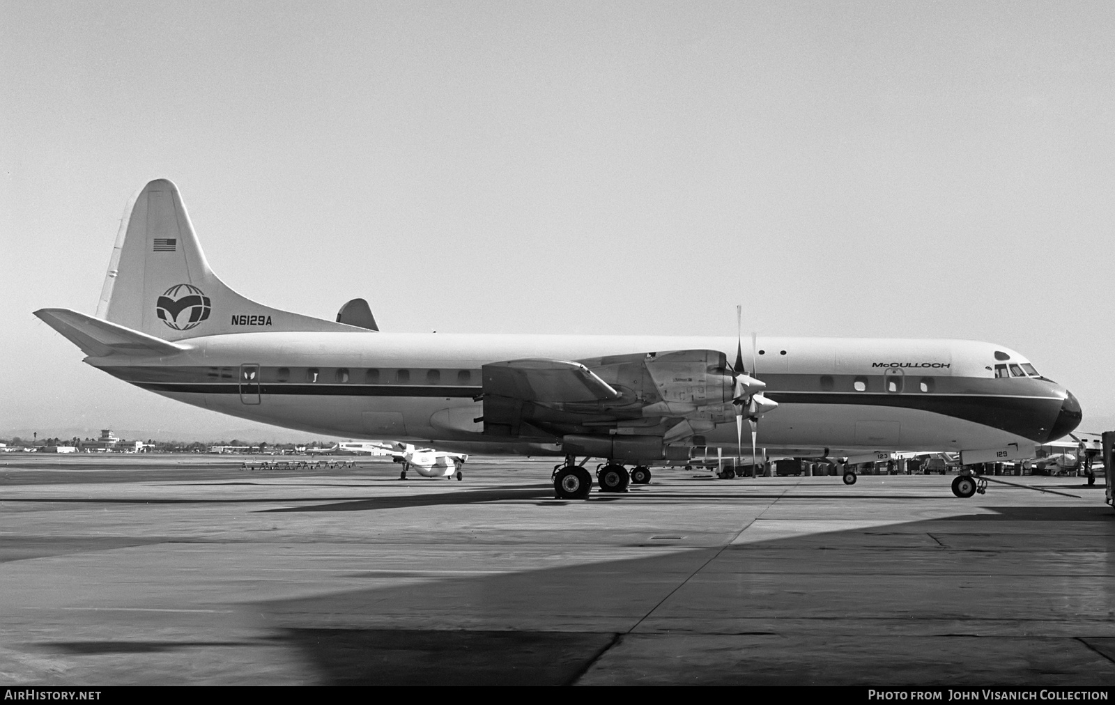 Aircraft Photo of N6129A | Lockheed L-188A Electra | McCulloch International Airlines | AirHistory.net #654511