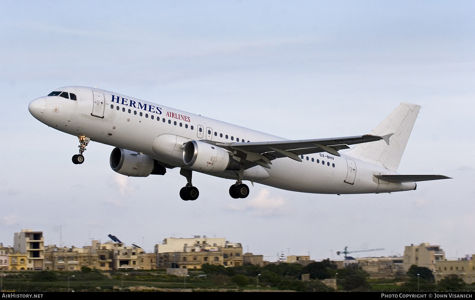 Aircraft Photo of SX-BHV | Airbus A320-211 | Hermes Airlines | AirHistory.net #654512