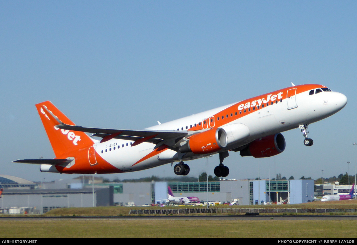 Aircraft Photo of G-EZGX | Airbus A320-214 | EasyJet | AirHistory.net #654518