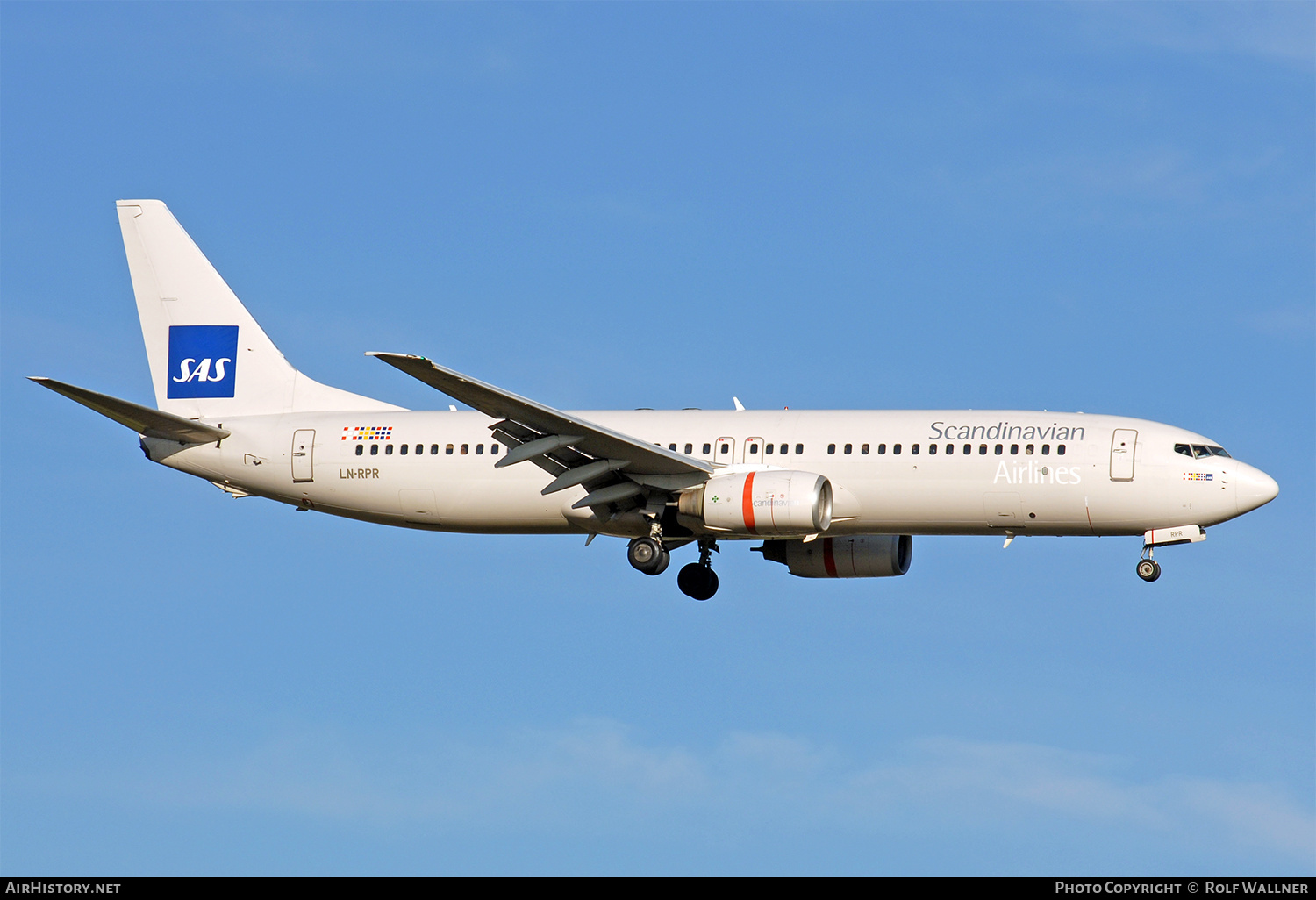 Aircraft Photo of LN-RPR | Boeing 737-883 | Scandinavian Airlines - SAS | AirHistory.net #654524