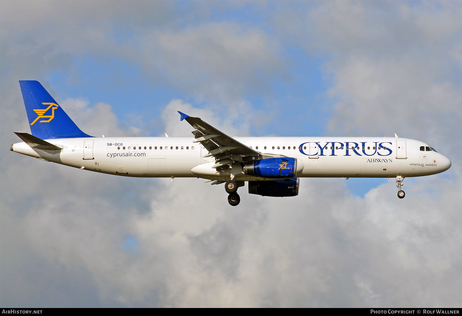 Aircraft Photo of 5B-DCO | Airbus A321-231 | Cyprus Airways | AirHistory.net #654527