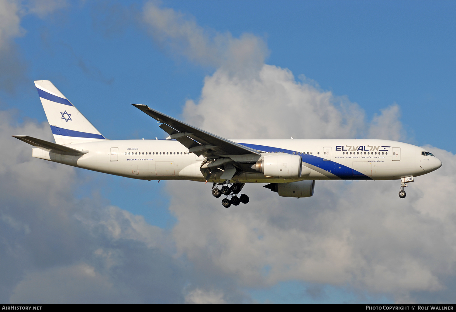 Aircraft Photo of 4X-ECE | Boeing 777-258/ER | El Al Israel Airlines | AirHistory.net #654531