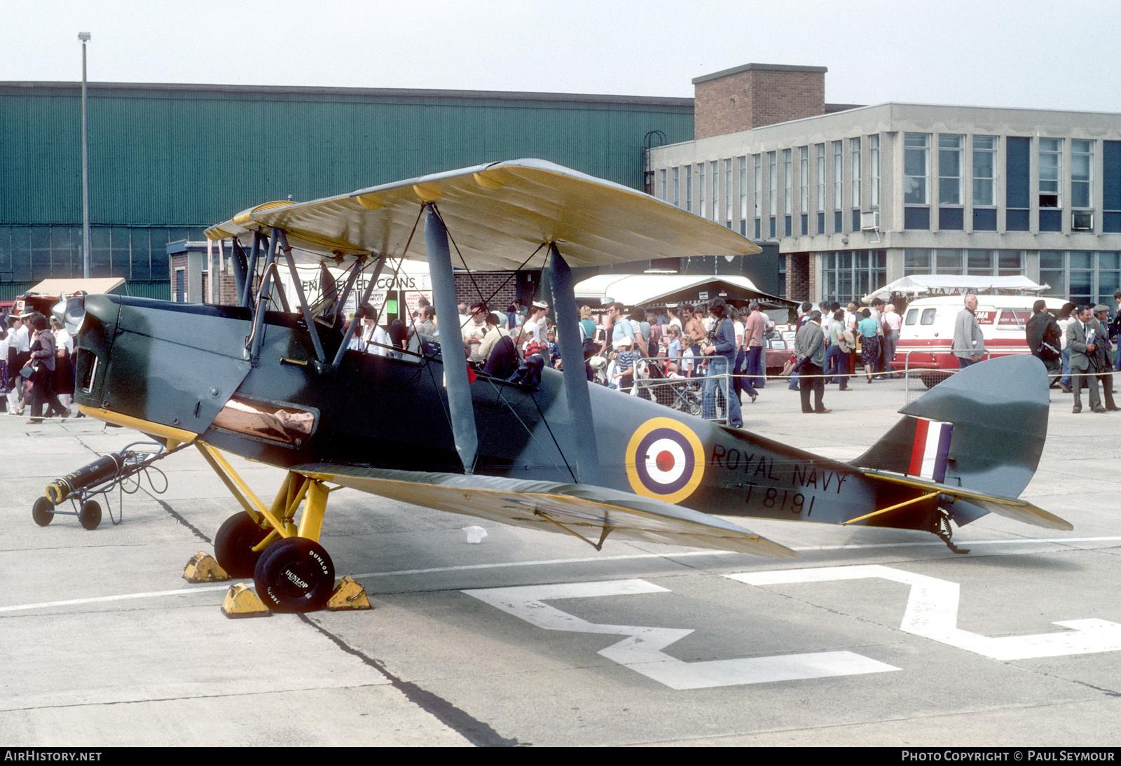 Aircraft Photo of T8191 | De Havilland D.H. 82A Tiger Moth | UK - Navy | AirHistory.net #654543