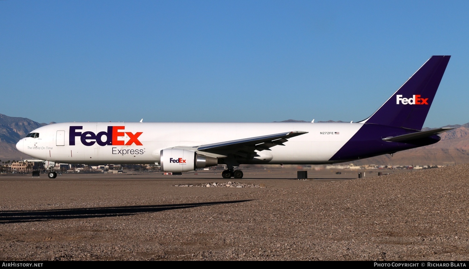 Aircraft Photo of N272FE | Boeing 767-300F | FedEx Express - Federal Express | AirHistory.net #654548