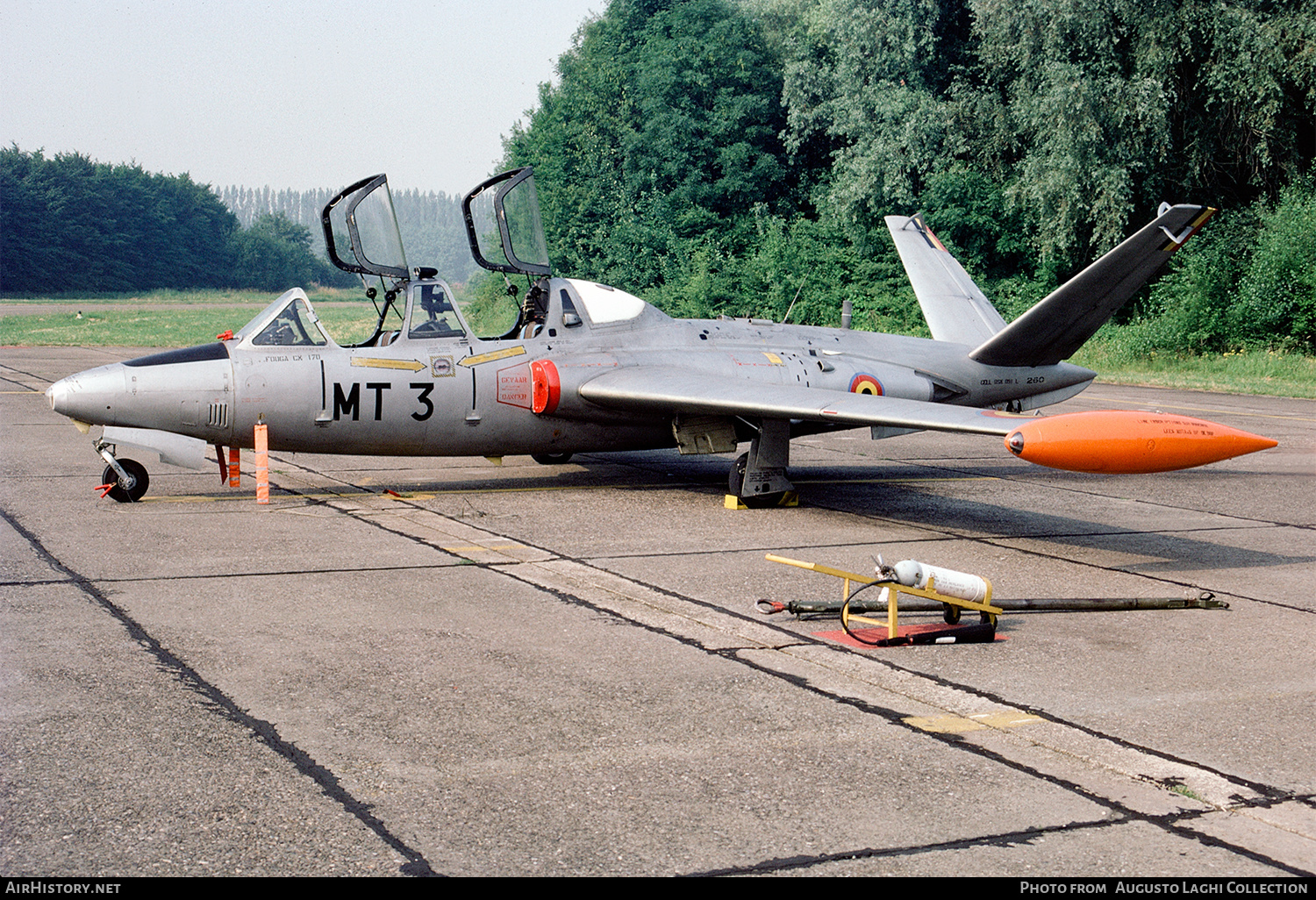 Aircraft Photo of MT3 | Fouga CM-170 Magister | Belgium - Air Force | AirHistory.net #654549