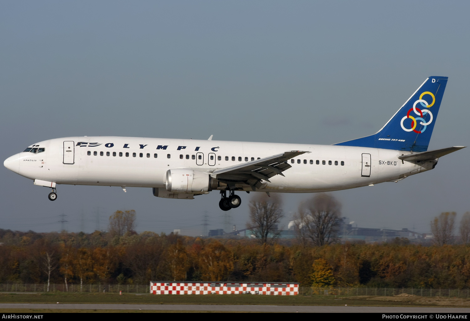 Aircraft Photo of SX-BKD | Boeing 737-484 | Olympic | AirHistory.net #654560