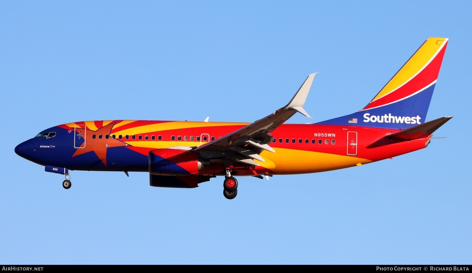Aircraft Photo of N955WN | Boeing 737-7H4 | Southwest Airlines | AirHistory.net #654588