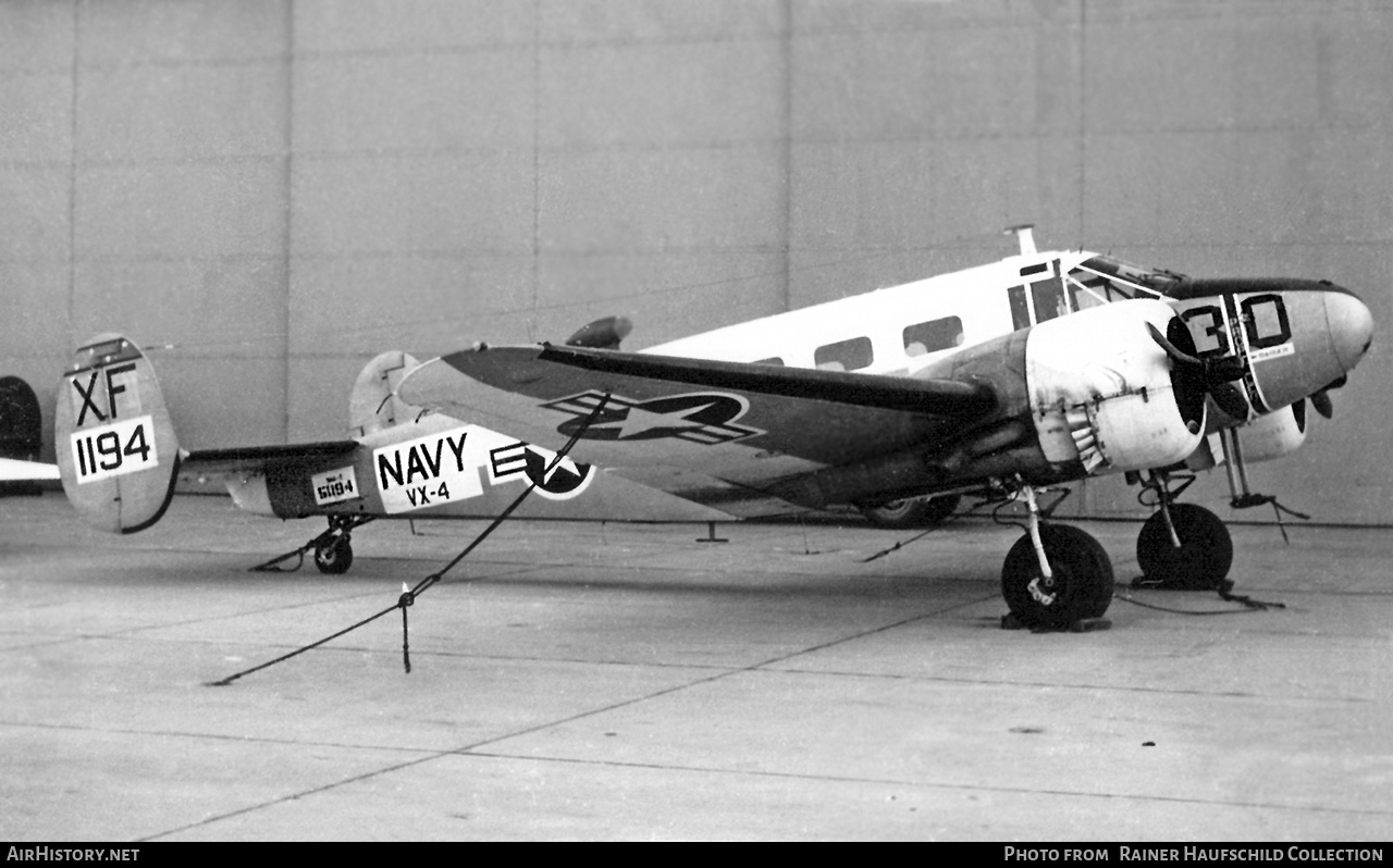 Aircraft Photo of 51194 / 1194 | Beech UC-45J Expeditor | USA - Navy | AirHistory.net #654597