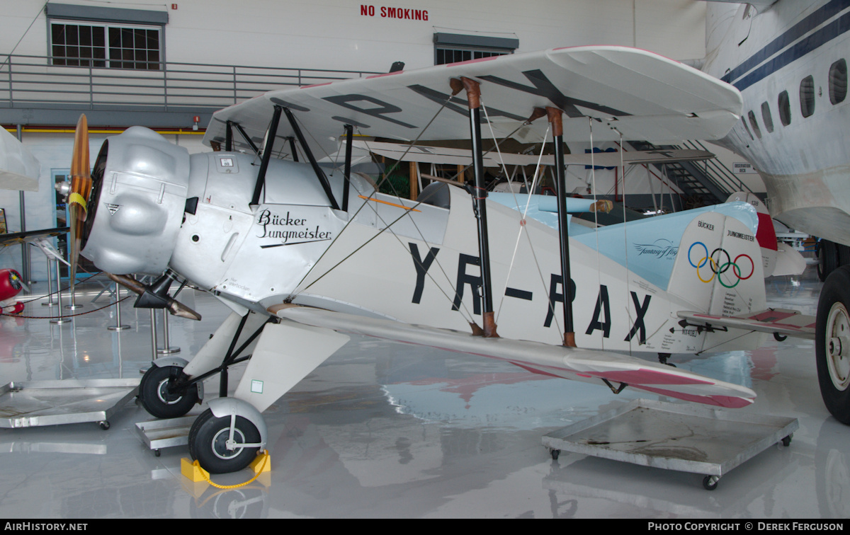 Aircraft Photo of NX40BJ / YR-PAX | Bücker Bü 133C Jungmeister | AirHistory.net #654625