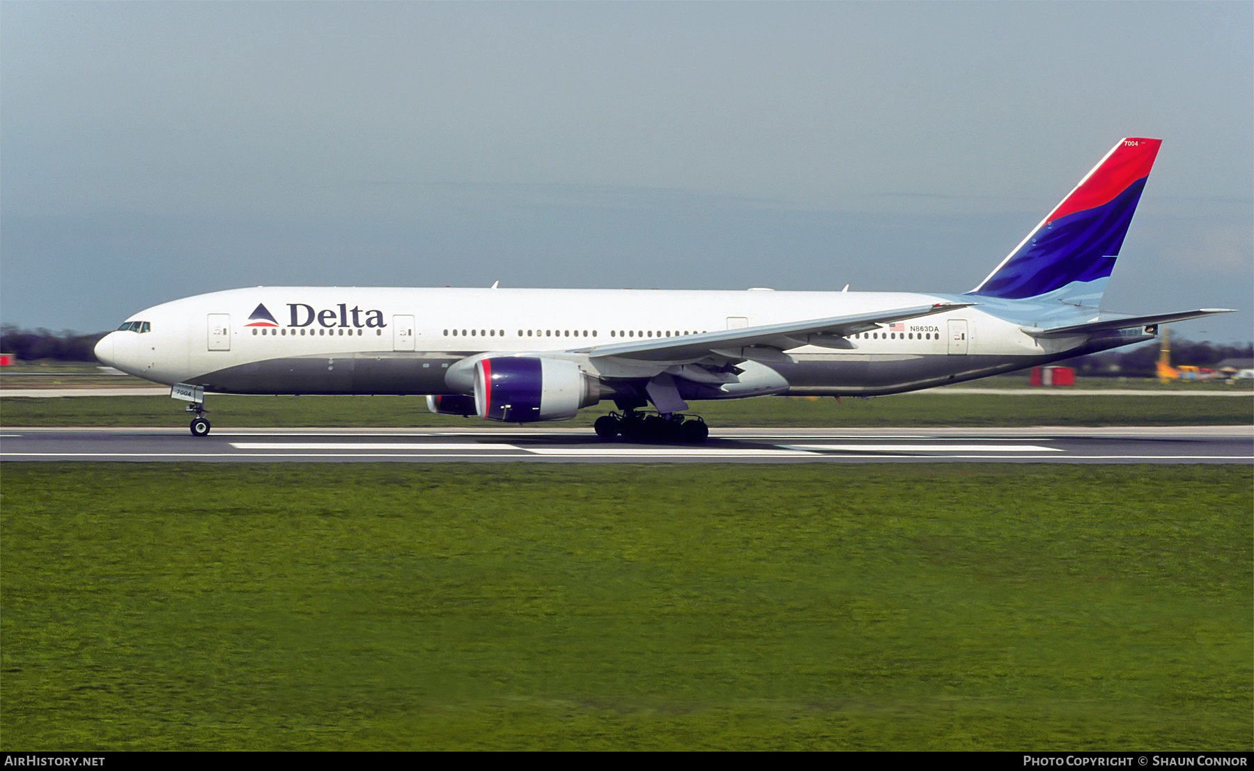 Aircraft Photo of N863DA | Boeing 777-232/ER | Delta Air Lines | AirHistory.net #654644