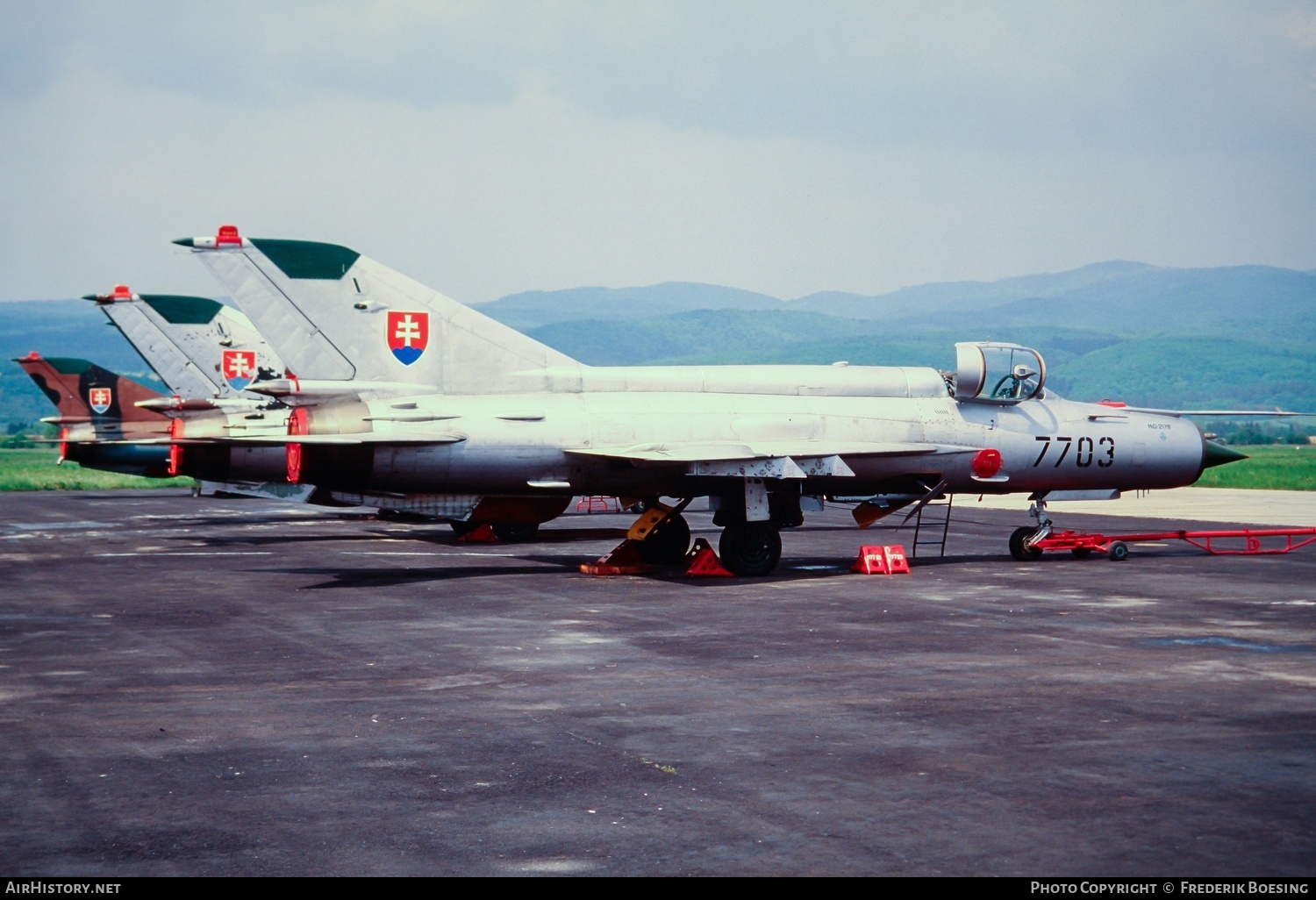 Aircraft Photo of 7703 | Mikoyan-Gurevich MiG-21MF | Slovakia - Air Force | AirHistory.net #654673