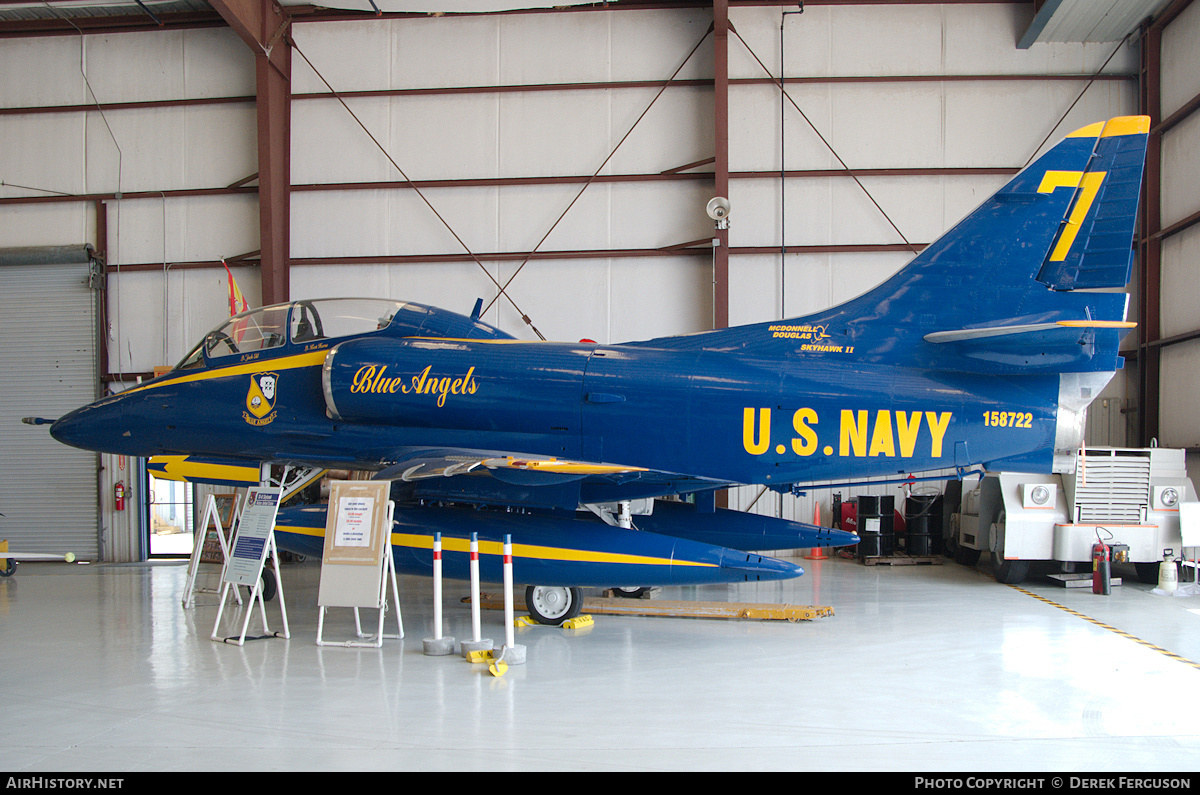 Aircraft Photo of 158722 | Douglas TA-4F Skyhawk | USA - Navy | AirHistory.net #654681