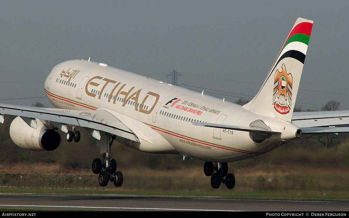 Aircraft Photo of A6-EYR | Airbus A330-243 | Etihad Airways | AirHistory.net #654685