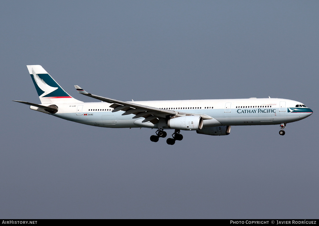 Aircraft Photo of B-LAE | Airbus A330-343 | Cathay Pacific Airways | AirHistory.net #654693