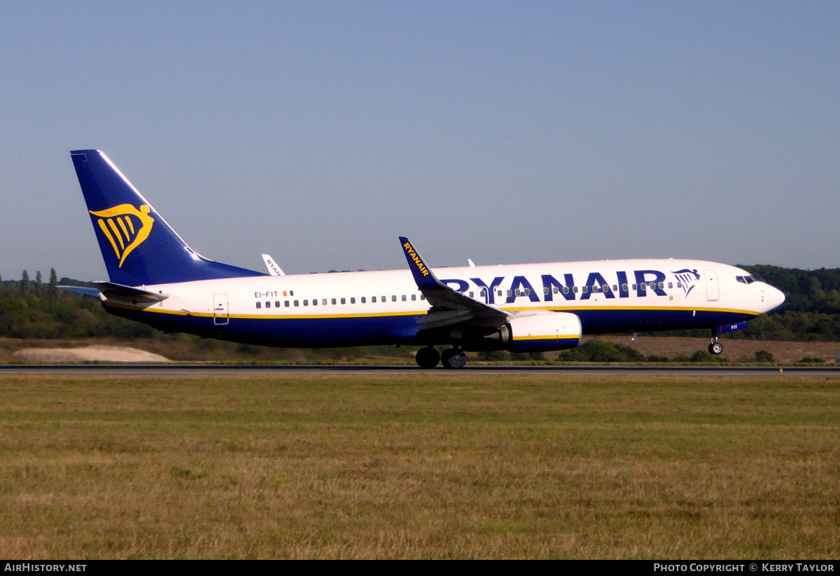 Aircraft Photo of EI-FIT | Boeing 737-8AS | Ryanair | AirHistory.net #654695