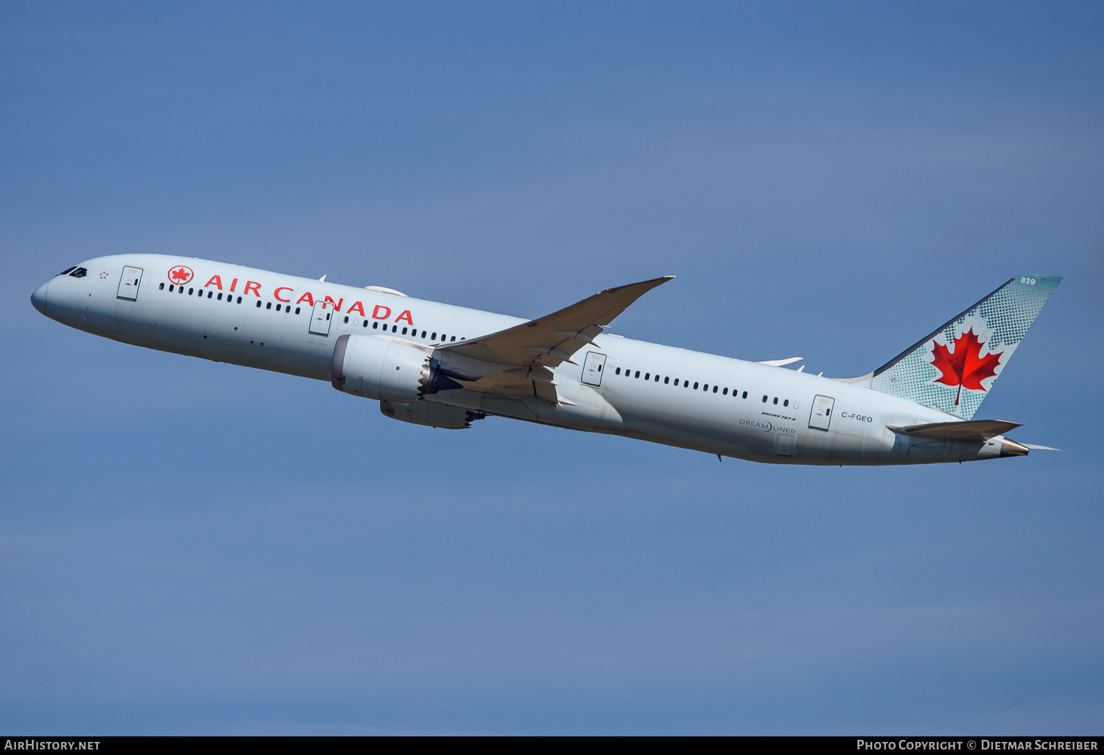 Aircraft Photo of C-FGEO | Boeing 787-9 Dreamliner | Air Canada | AirHistory.net #654715