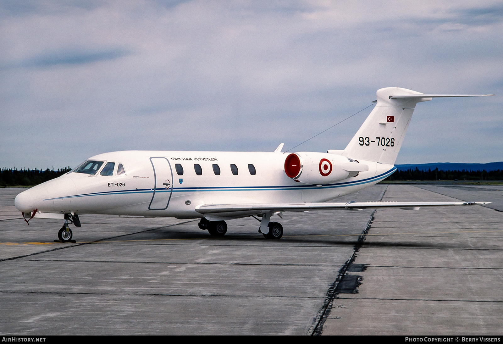 Aircraft Photo of 93-7026 | Cessna 650 Citation VII | Turkey - Air Force | AirHistory.net #654717