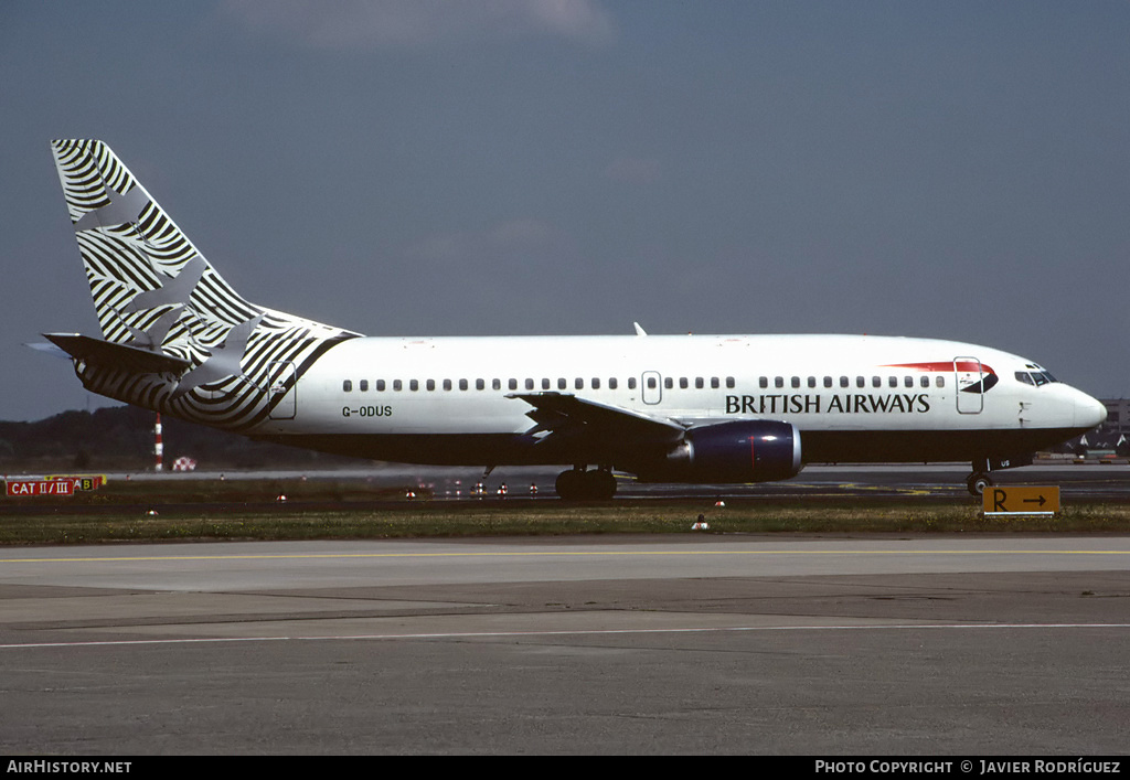 Aircraft Photo of G-ODUS | Boeing 737-36Q | British Airways | AirHistory.net #654722