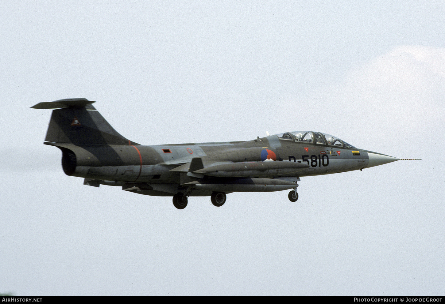 Aircraft Photo of D-5810 | Lockheed TF-104G Starfighter | Netherlands - Air Force | AirHistory.net #654726